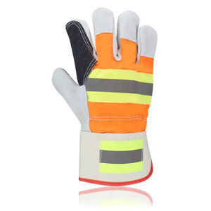 Cowhide Grain Leather Truck Driving Gloves Industrial Work Safety Gloves for Hand Arm Protection Personal Protective Equipment - Product Image 2