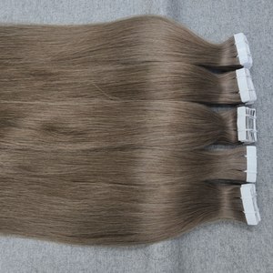 Dream Hair T03 Cheveux vierges vietnamiens en bandes adhésives 36 pouces Trame simple Lisse naturel Non traité Toutes les couleurs Logo personnalisé 100g - Product Image 1