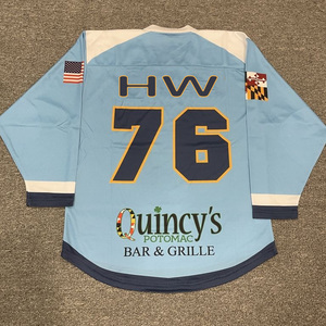 Uniformes de Hockey sobre Hielo al por Mayor, Conjunto de Jersey y Pantalones Cortos para Equipo Adulto, Sublimación Personalizada, Ropa de Hockey Profesional - Product Image 3