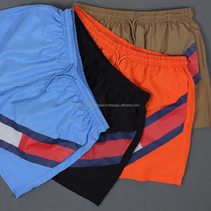 Pantalones Cortos Deportivos Casuales de Algodón Elástico Tejido, Talla L M, Ecológicos, para Otoño, Pantalones Cortos Estampados de Verano para Hombre, Traje de Baño para Playa - Product Image 1