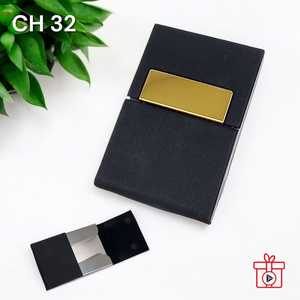 Porte-cartes de crédit et de débit en cuir fin pour homme, design exclusif, porte-cartes de visite pour homme et femme, noir - Product Image 3