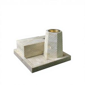 Bandeja de MDF antigua con incrustaciones de hueso y rayas de United Trade World, sándalo aromático, incienso indio duradero para uso religioso y doméstico - Product Image 1