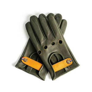 Gants en cuir chauds d'hiver de haute qualité pour hommes, gants de conduite en cuir, vente en gros, OEM disponible, prix d'usine - Product Image 3
