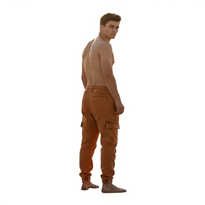 Pantalones Cargo Casuales para Hombre de Alta Calidad PRO ENTERPRISES - Poliéster/Algodón Premium Antiestático con Cintura Elástica y Corte Recto - Product Image 5