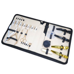 Professional Quality 100% Stainless Steel Extension Tools Kit For Salons Work Use Loop Needle & Clips With <b>Pliers</b> <b>set</b> - Product Image 2