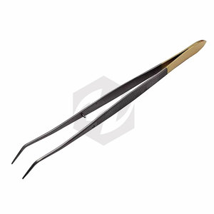 Pinzas Meriam Personalizadas de 16 cm con Punta Angulada Serrada, Pinzas Quirúrgicas Dentales para Algodón, Instrumento de Precisión de Acero Inoxidable - Product Image 4