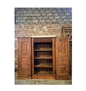 Wooden Storage Almirah 3 Door Solid Wood <b>Cabinet</b> <b>Wall</b> <b>Mounted</b> Furniture for Bedroom Living Room Dining Hotel Placement - Product Image 3