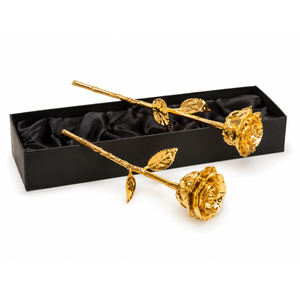 Rose classique de créateur plaquée or 24 carats, rose véritable pour la fête des mères, la Saint-Valentin et les anniversaires, au prix d'usine - Product Image 2