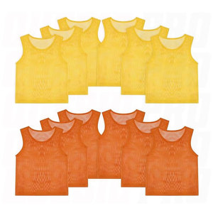 Pinnies Soccer Mesh Practice Jersey Scrimmage Vest Breathable Lightweight Training <b>Bibs</b> for Team <b>Sports</b> Football Basketball - Product Image 1