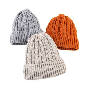 Gorro de Punto Grueso de Invierno para Adultos Unisex, Color Sólido, con Estampado Digital Personalizado, Logotipo Personalizado, Cálido y Acolchado - Product Image 1