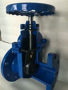 Veyron AWWA Manuel Su Geçirmez Flanşlı Sürgülü Vana Dökme Demir Gövde 150mm AWWA Sınıf 125 250psi 300psi - Product Image 5