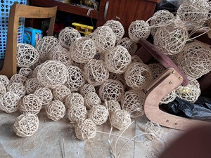 Eco Friendly Colorful Rattan Ball <b>Decorations</b> Handmade Home And Party Accessories - Product Image 4