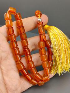 Rosario Religioso Faturan, Tasbih 100% Hecho a Mano con Material de Resina de Alta Calidad, 45 Cuentas, Color Turquesa, Ecológico - Product Image 6