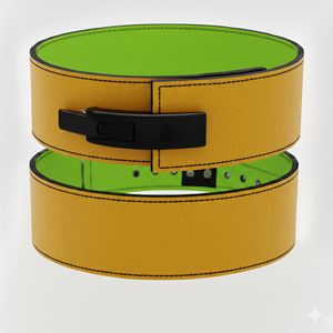 Ceinture de levage à rayures colorées en cuir antidérapant, épaisseur 10 mm, robuste, réglable, large, pour le soutien du bas du dos lors de la musculation - Product Image 6