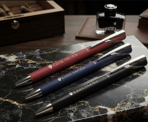 Ensemble de stylos à bille multicolores Stylos de projet étudiant en métal d'excellente qualité avec un look simple et chic pour offrir - Product Image 1