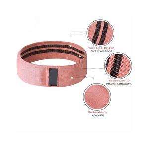 Vente directe usine : Bande de résistance élastique en tissu pour fessiers, durable, pour squats et exercices de hanche, pour femmes et hommes - Product Image 5