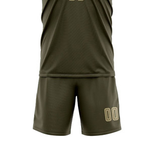 ชุดฟุตบอลแบบสวมใส่สบาย ดีไซน์ล่าสุด ผลิตตามสั่ง ระบายอากาศได้ดี แบบเรียบง่าย พร้อมบริการ OEM รุ่นใหม่ล่าสุด ทรงเข้ารูป ชุดฟุตบอลมืออาชีพ - Product Image 5