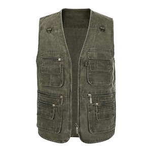 Chaleco Vaquero Casual para Hombre, Alta Calidad, Colores Personalizados, Secado Rápido, Ecológico, Transpirable, Anti-Encogimiento, Anti-Arrugas, Otoño - Product Image 2