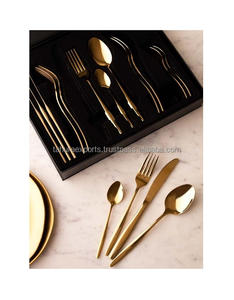 Venta al por mayor juego de cubiertos de cocina cubiertos de metal hechos a mano con tamaño personalizado para bodas exportados a la India - Product Image 6