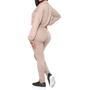 Conjunto de Sudadera y Pantalones Cortos de Yoga para Mujer de Alta Calidad, 100% Algodón, Transpirable, Ecológico, Ropa de Yoga para Fitness, Opciones de Tallas Grandes - Product Image 5