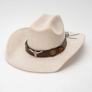 New Design Fedora <b>Hat</b> Wholesale Cowboy <b>Hats</b> Party Wedding White Wool <b>Felt</b> Wide Brim Men's Cowboy <b>Hats</b> for <b>Women</b> - Product Image 6