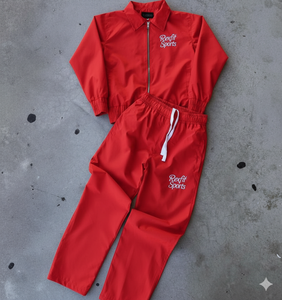 Ensemble de survêtement court réfléchissant pour hommes Rexfit Sports, coupe-vent de course, vente en gros - Product Image 1