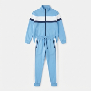 Ensemble jogging et veste de survêtement pour homme personnalisé, 320 GSM, polaire brossé, tenue de sport deux pièces - Product Image 1