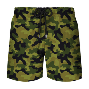 Shorts de bain d'été pour hommes en gros, imprimé 3D, séchage rapide, respirant, taille mi-haute, toile écologique imperméable, personnalisable - Product Image 6