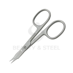 Ciseaux de beauté en acier inoxydable incurvés de haute précision, pointes coniques, cadre léger pour manucure et pédicure professionnelles - Product Image 2