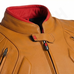 Nouvelle arrivée, veste de moto pour homme en cuir de haute qualité, faible MOQ, couleur personnalisée, équipement de sécurité pour le tourisme et l'aventure - Product Image 6
