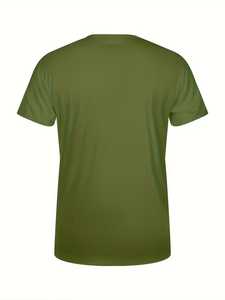 Nueva camiseta premium para hombre, informal, de algodón, transpirable, de secado rápido, corte regular, con logo personalizado, para equipo, para verano. - Product Image 2