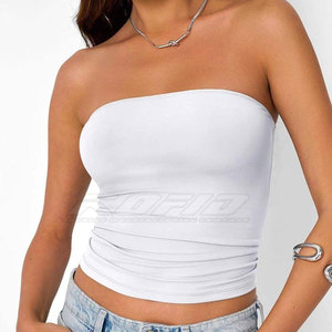 Top Tubo sin Tirantes para Mujer, Verano, Casual, para Fiesta, Ropa de Club, Estilo Moderno, Top Tubo sin Tirantes para Mujer, Tendencia de Verano - Product Image 6