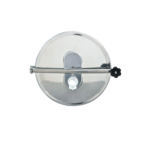 Tapa de registro atmosférica de acero inoxidable de 400 mm para acceso a tanques, uso industrial - Product Image 5