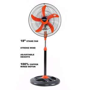Manufacturer Three-Speed <b>Electric</b> <b>Table</b> Top Vietnam Originated Air Cooling Outdoor Hotel 18-Inch Orange Plastic Adjustable Fan - Product Image 4