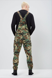 Peto holgado de algodón para hombre, suave y cómodo, con tirantes ajustables, estilo casual para el día a día y urbano - Product Image 2