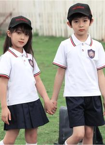 ชุดยูนิฟอร์มนักเรียนขายส่งแบบ OEM สำหรับโรงเรียนประถม มัธยมต้น และมัธยมปลาย เสื้อโปโลฤดูร้อน ชุดกีฬาฝึกซ้อม สวมใส่สบาย - Product Image 3