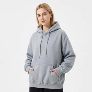 Sweat-shirt à capuche pour homme, coupe classique, couleur unie, 100% coton molletonné, décontracté, hiver, impression numérique, écologique, respirant - Product Image 5