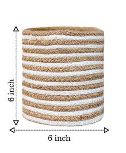 Paniers de rangement en jute tissés à la main de qualité supérieure pour l'organisation de la maison - Product Image 6