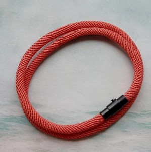 Unisex Handmade Magnetic Closure Double Row Milan Nylon <b>Rope</b> <b>Bracelet</b> 15 inches - Product Image 1