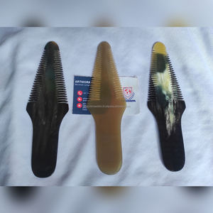 Peignes à cheveux et à barbe en corne de buffle faits à la main ARTWORK MAESTRO 100% artisanat folklorique de haute qualité pour la maison, l'hôtel et le salon – Vente chaude - Product Image 5