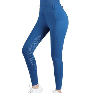 Pantalones de equitación de tela premium y acabado impecable con comodidad transpirable y ajuste seguro. - Product Image 1