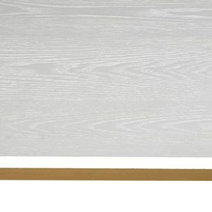 2-Tier <b>Gold</b> Console Table with White Top and <b>Gold</b> Metal Frame for Home Entryway or <b>Sofa</b> Elegant Design - Product Image 6