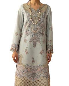 ชุดสาหรี่กะมีซผู้หญิง ดีไซน์หรูหราจาก WS INTERNATIONAL ผลิตจากผ้าวิสโคสคุณภาพพรีเมียม แห้งเร็ว ซึมซับเหงื่อได้ดี ไม่ยับง่าย เหมาะสำหรับงานปาร์ตี้ - Product Image 1