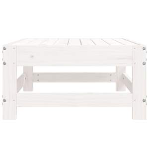 Reposapiés Modular de Madera de Pino Macizo Blanco para Jardín, Construcción de Contrachapado Sólido para Sillas de Jardín - Product Image 4