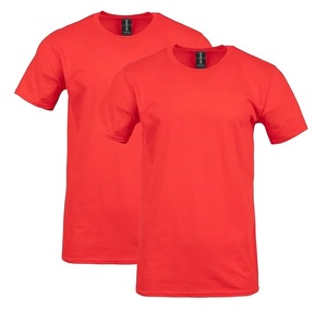 Nouveau design 2026 – T-shirt rouge vierge pour homme, personnalisable, 100 % coton, idéal pour l'été – Vente en gros, support OEM, fabriqué au Pakistan - Product Image 1