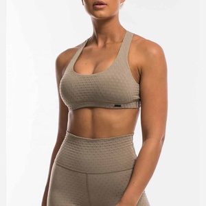 Women's High Support Anti-Bacterial <b>Strapless</b> Sports Bra for Yoga Running with Custom Logo Front Design Simple Style - Product Image 2