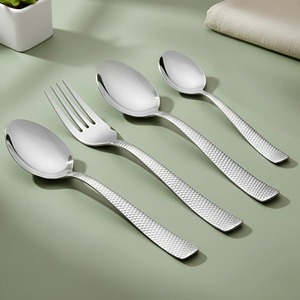 Elegante Juego de Cubiertos de Metal con Acabado Espejo, Apto para Lavavajillas, Cubertería para Bodas - Product Image 4