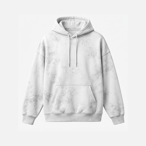 Prix de gros Sweat à capuche pour homme personnalisé, délavé à l'acide, uni, brodé, écologique, 100% coton, grammage lourd, à épaules tombantes, collection automne - Product Image 1