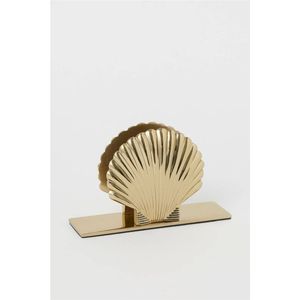 Luxury Gold Sea Shell Metal Napkin Holder Stand Modern Brass <b>Tissue</b> <b>Tissue</b> Holder Rack for Dining Table Hotel <b>Wedding</b> Decor - Product Image 1