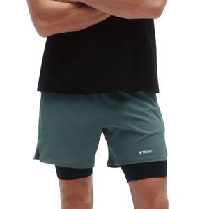 Performance Double Layer Sports <b>Shorts</b> Quick Dry Athletic Workout <b>Shorts</b> with <b>Compression</b> Inner <b>Shorts</b> for Active Training - Product Image 1